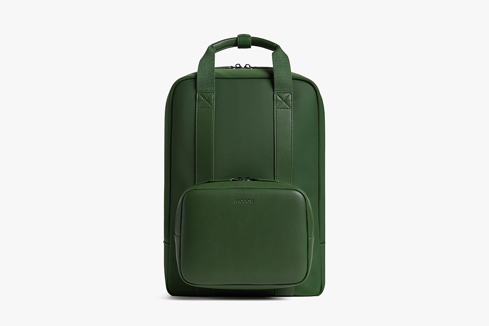 Sleekest Design Travel Backpack - Monos Metro Backpack on light grey background