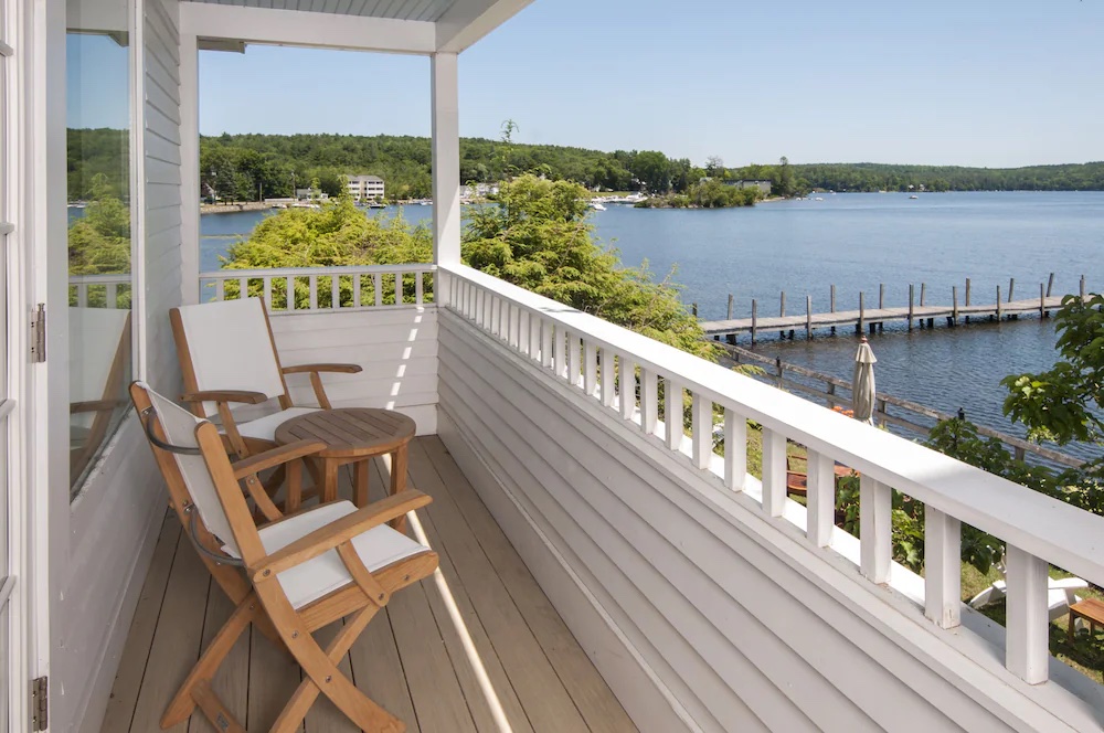 Balcony attached to a guest room at Mill Falls at the Lake