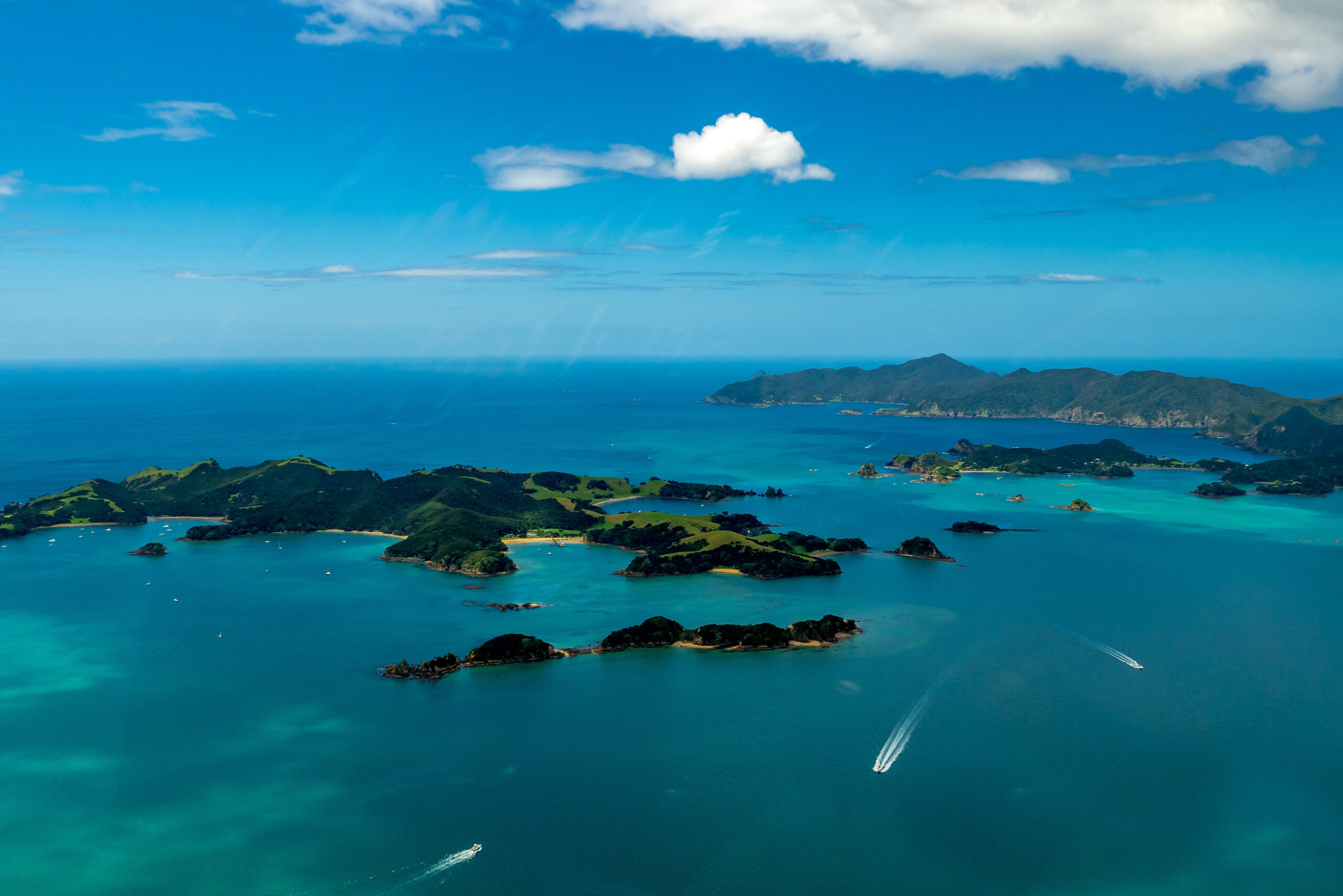 Bay of Islands in New Zealand