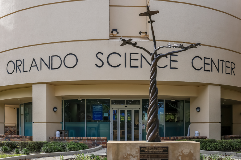 The Orlando Science Center is a private science museum opened on February 1,1997 located in Orlando, Florida.