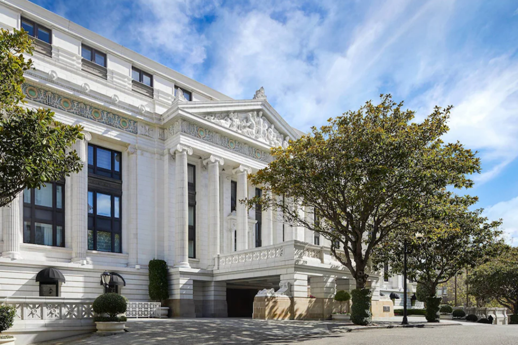 Front entrance of The Ritz-Carlton, San Francisco