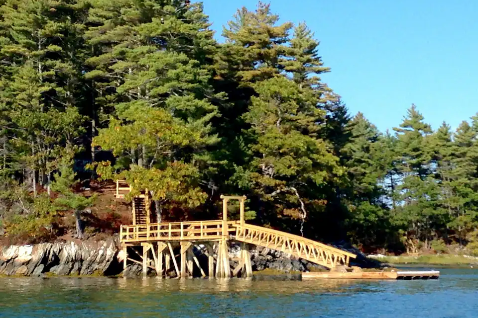 Private island rental in Damariscotta, Maine