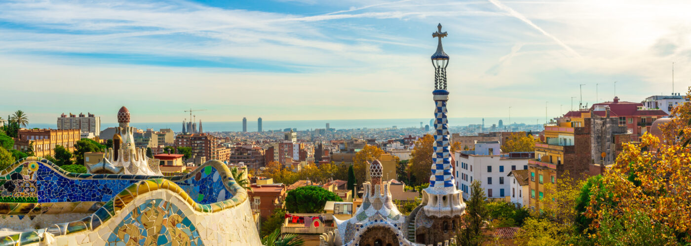 Panoramic view of the Barcelona skyline