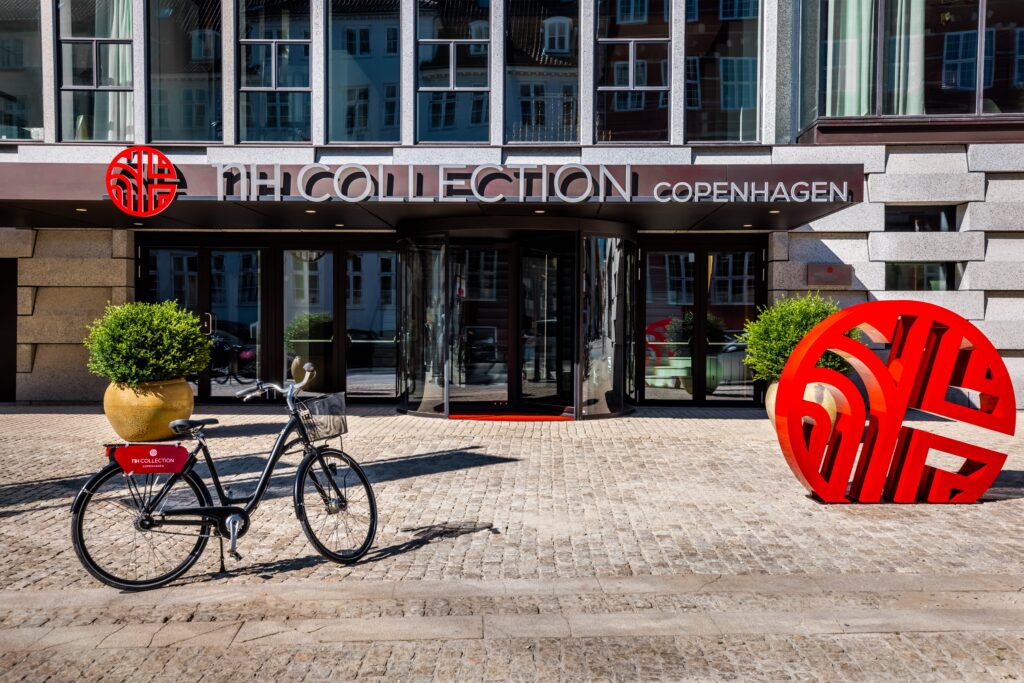 Front entrance of NH Collection Copenhagen in Denmark