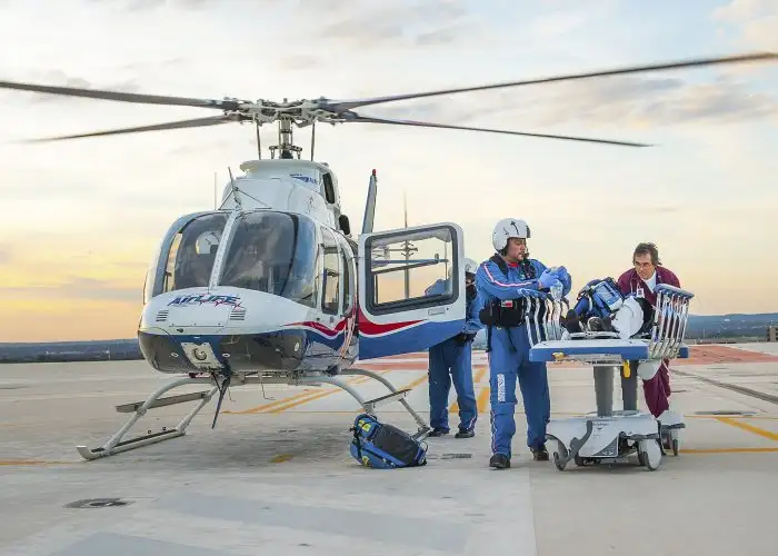 medevac helipcopter travel health insurance.