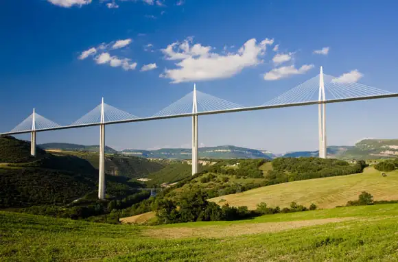 World's Tallest Bridge: Millau Viaduct, France
