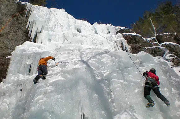 Ice-Climbing Adventurer
