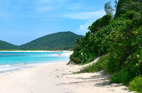 Culebra's Playa Flamenco, Puerto Rico