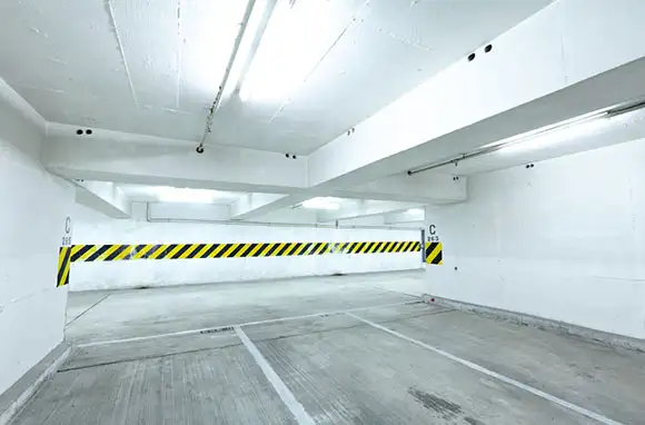Car Trapped in Closed Parking Garage