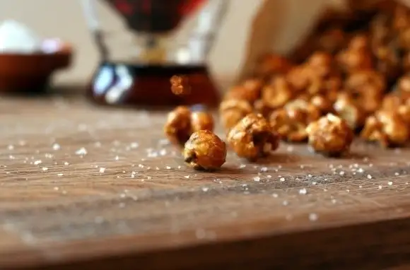 Sea-Salt Maple-Caramel Popcorn