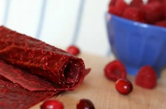 Cran-Raspberry Fruit Leather