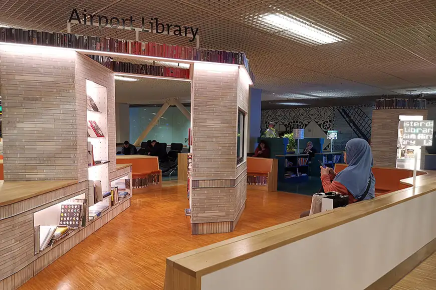 amsterdam schiphol airport library.