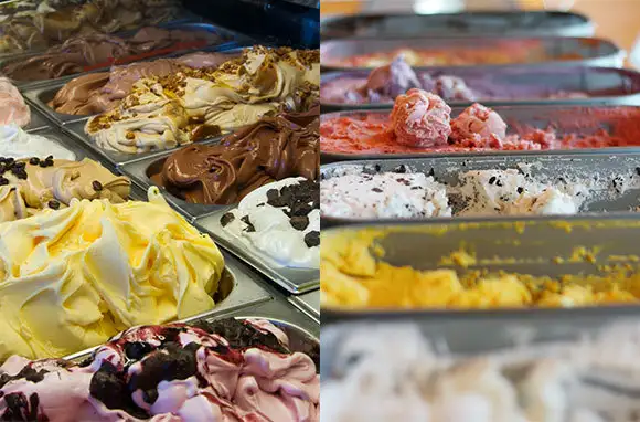 What is the difference between gelato and ice cream?