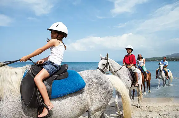 Horseback Ride In The Caribbean
