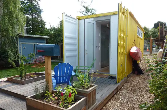 Shipping-Container Guesthouse, Seattle, Washington