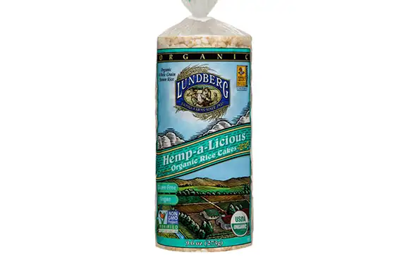 Lundberg Family Farms Hemp-a-Licious Organic Rice Cakes