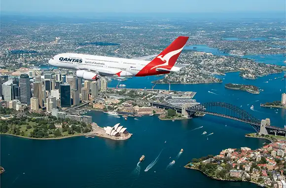 Flying Qantas