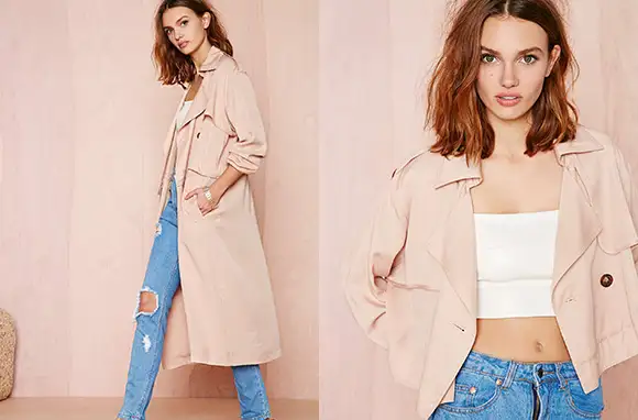 Double or Nothing Convertible Trench Coat