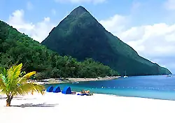 The two sides of St. Lucia