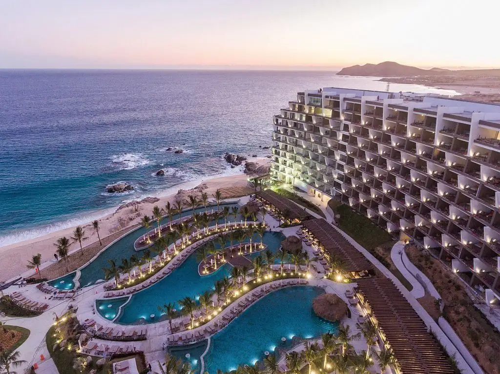 mexico resort with pools and beach in cabo