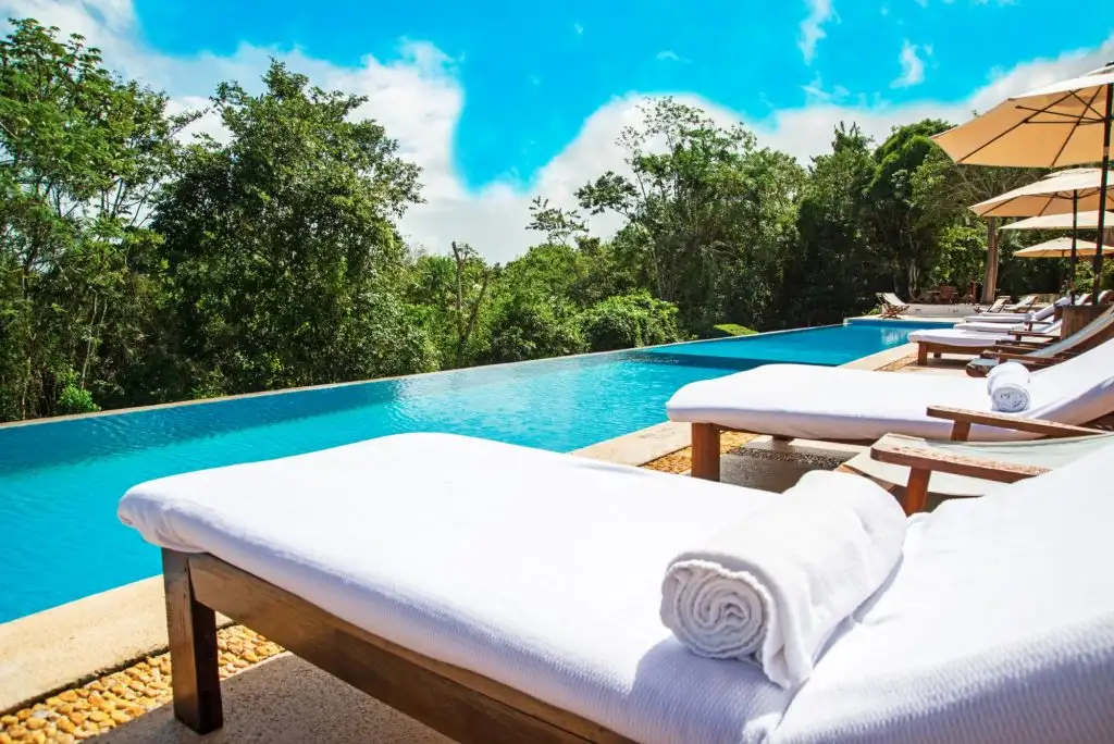 mexico resort pool view