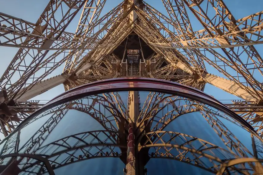view of the newly refurbished 1st floor in eiffel tower