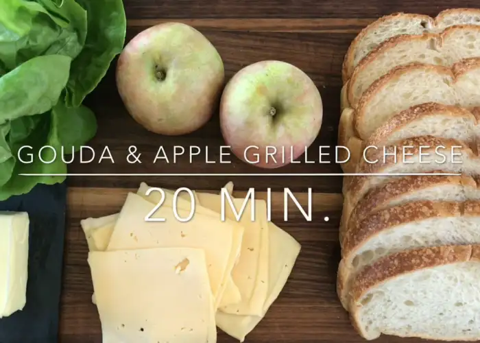 Gouda and Apple Grilled Cheese Sandwiches