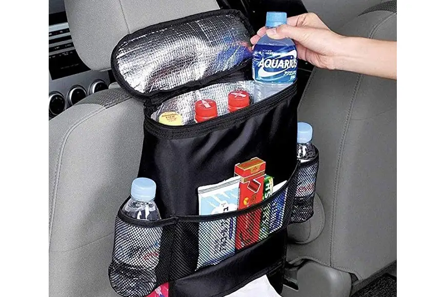 AUTOARK standard car seat back organizer,multi-pocket travel storage bag