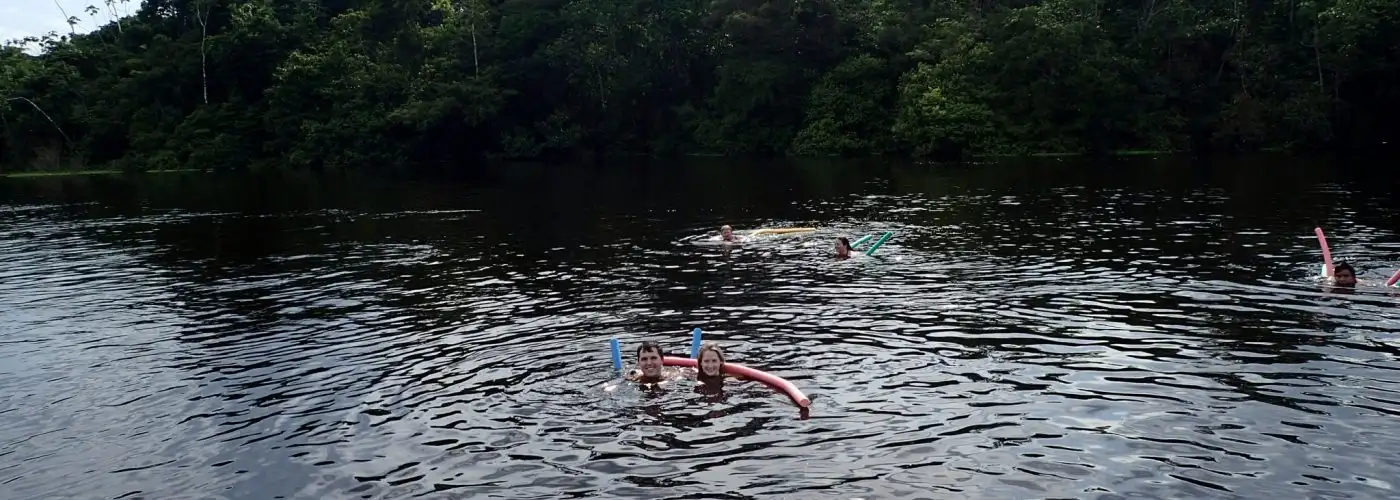 Swimming in the Amazon