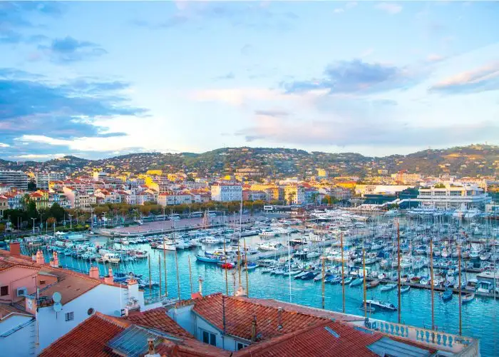 European dream destinations cannes france