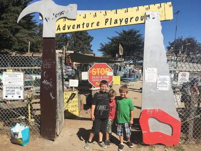 Entrance to adventure playground