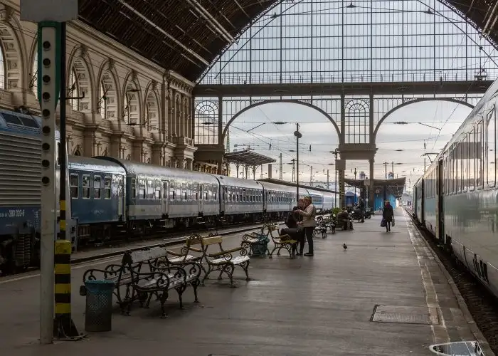 Europe train station Budapest Keleti