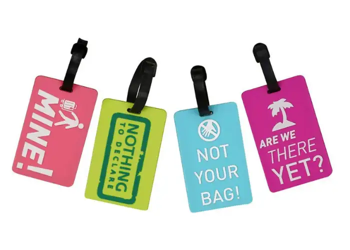 Coolrunner four-piece suitcase luggage tags