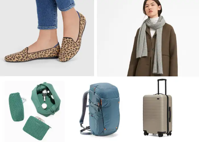 gifts to give yourself shoes scarf bag backpack rolling luggage