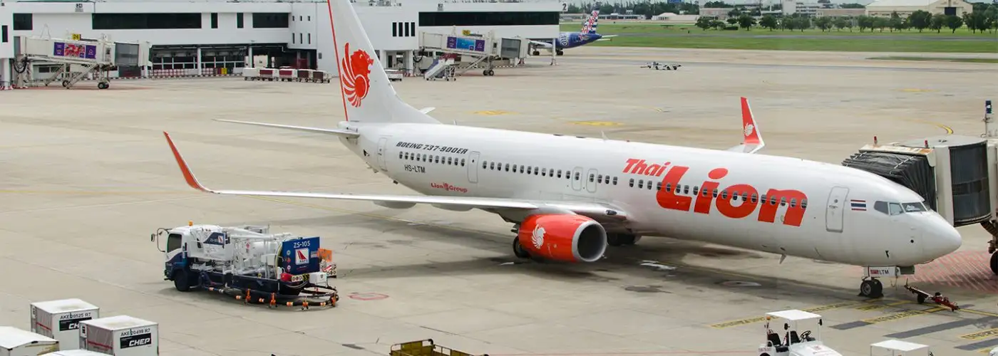 Lion Air plane on tarmac