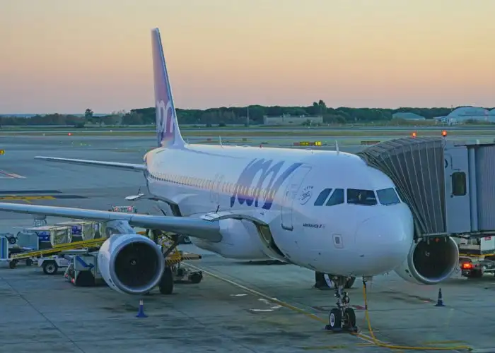 Air France airline Joon's plane at airport