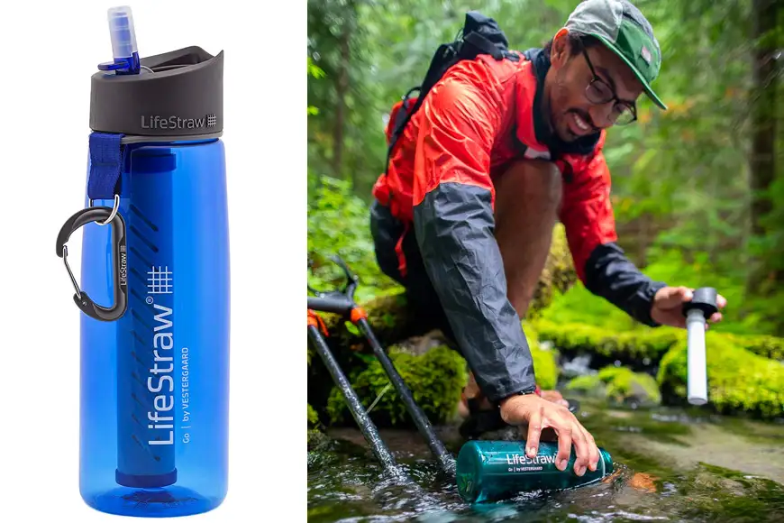 LifeStraw go water filter bottle