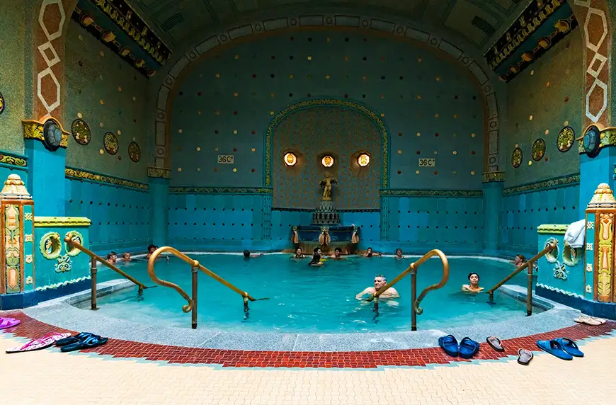Hotel gellert thermal spa budapest hungary summer in europe