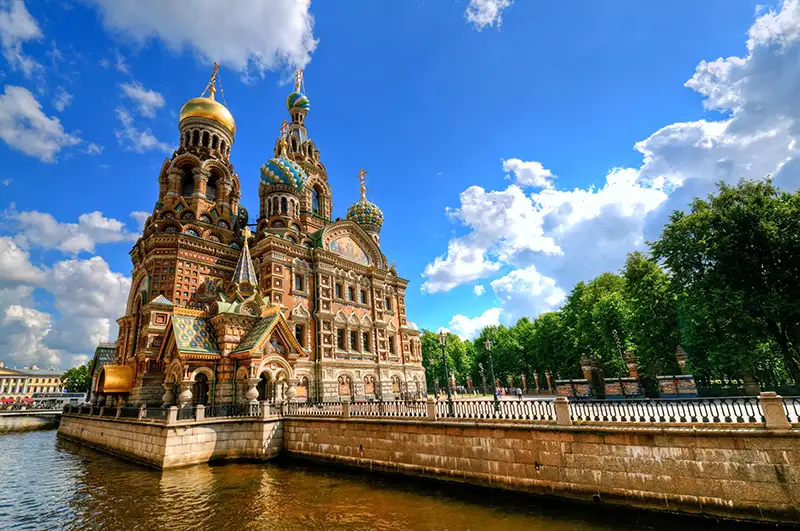 Church of the savior on spilled blood