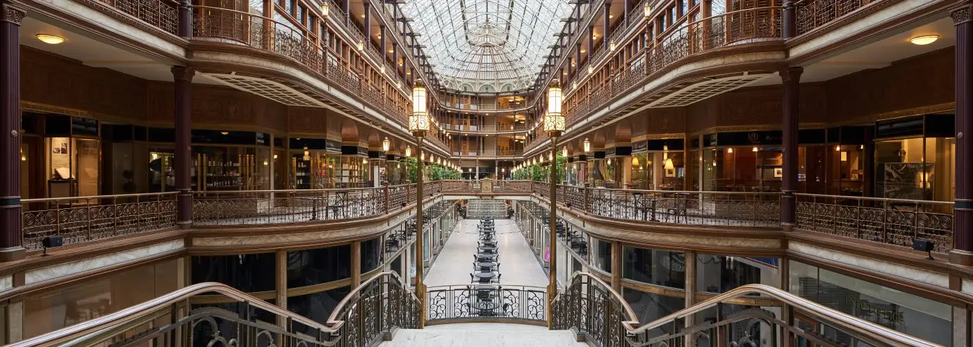 Cleveland Arcade from staircase