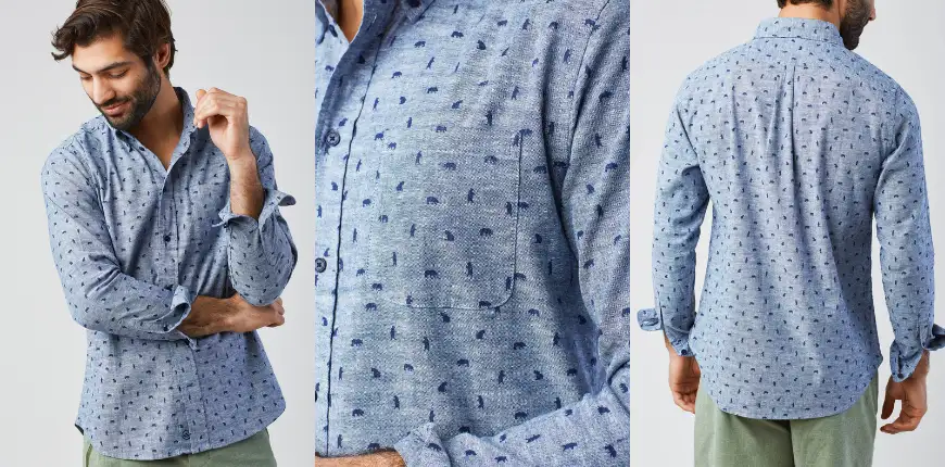 United by blue manse chambray button down