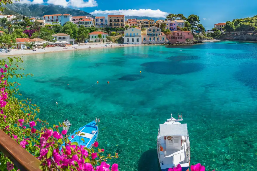 assos kefalonia island greece.