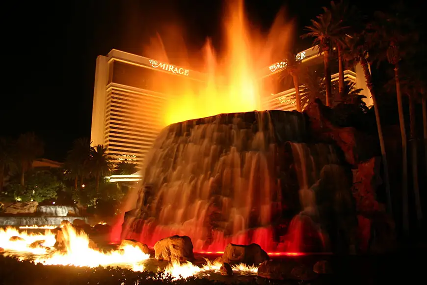 mirage volcano las vegas.