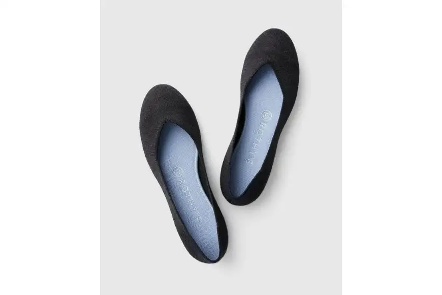 Rothy's merino wool shadow flats.