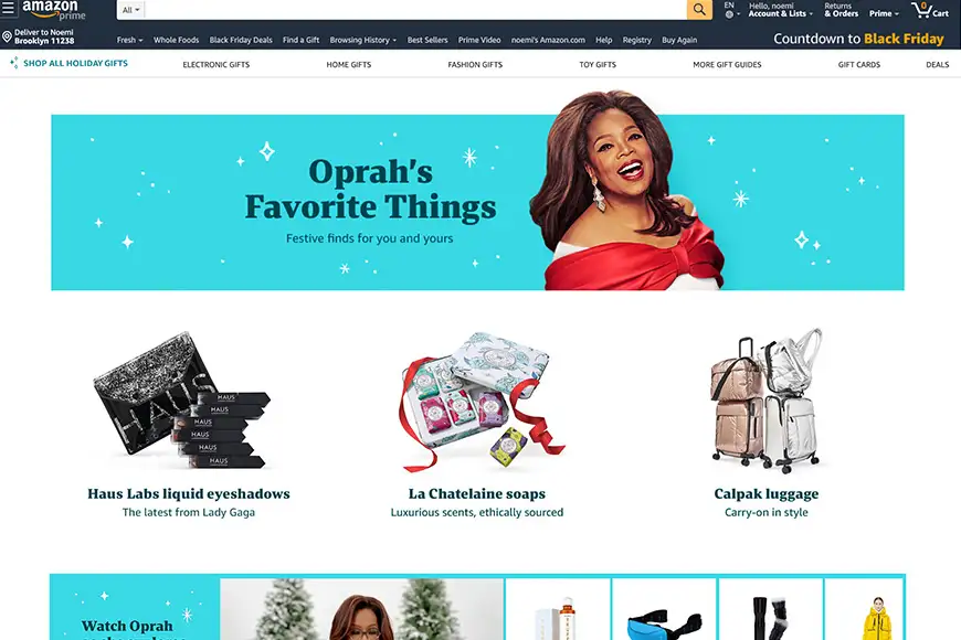 Oprah's gift list Amazon