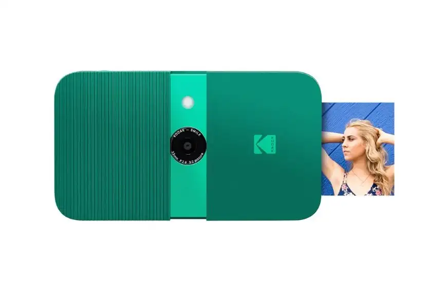 Kodak instant print digital camera green.