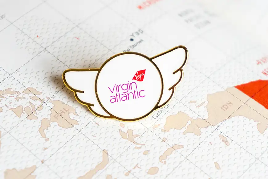 Virgin Atlantic Airline Wing pin.