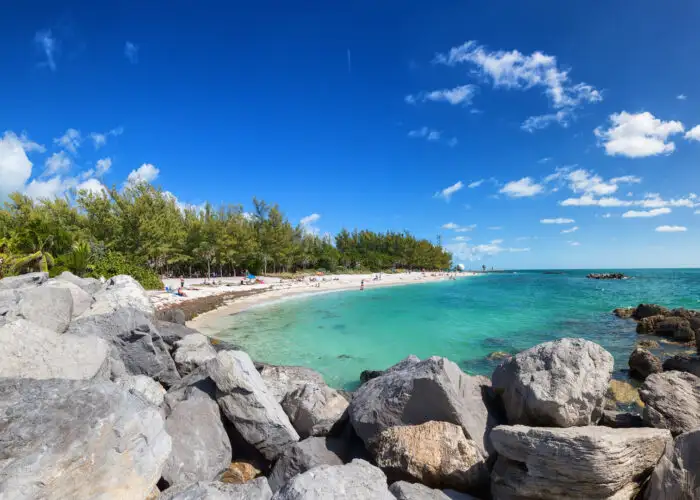 beach shoreline in florida keys