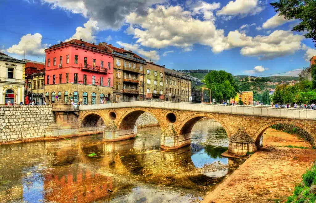 Latin Bridge in Sarajevo, Bosnia and Herzegovina