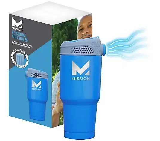 MISSION Portable Air Cooler with Refreezable Blast Pack